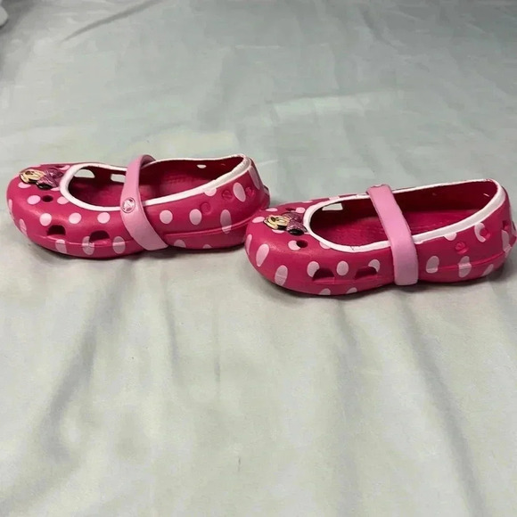 CROCS X Disney - Minnie Mouse Mary Janes - Size C5 - Picture 3 of 6